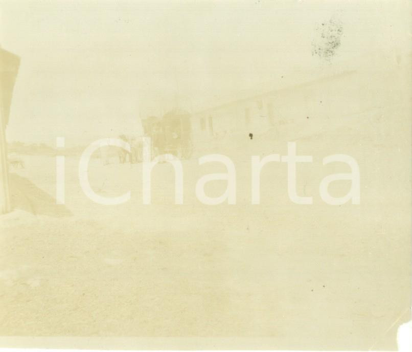 Fotografia d epoca originale 1894 LAGHOUAT ALGERIE Vettura di trasporto lungo la strada Foto cm 10 x 8 1