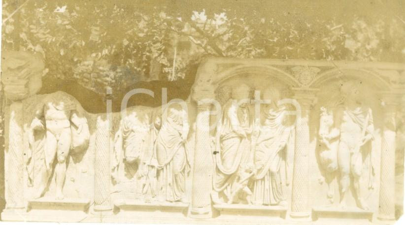 Fotografia d epoca originale 1892 TIPAZA ALGERIE Sarcofagi in marmo alle rovine romane Fotografia 1