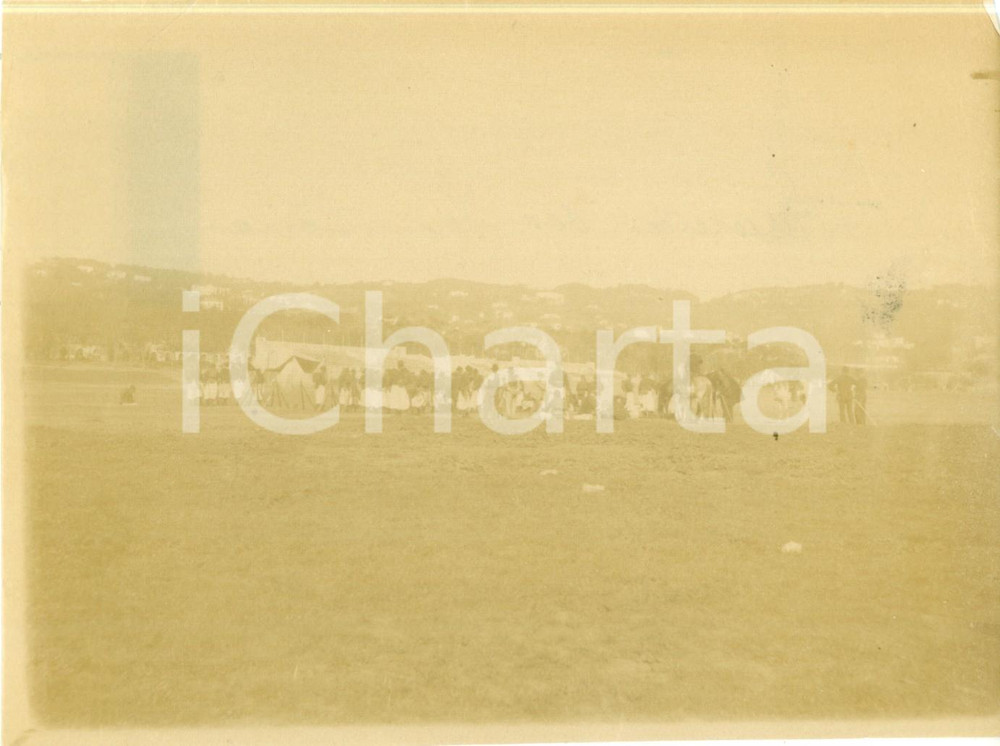 Fotografia d epoca originale 1894 SIMUSTAPHA ALGERIE Exercises des Territoriaux Fotografia cm 17 x 13 1