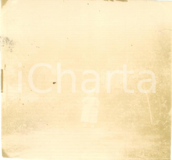 Fotografia d epoca originale 1892 MEDEA ALGERIE La piccola Rose CANTIN figlia di un ufficiale Foto cm 8 x 7 1