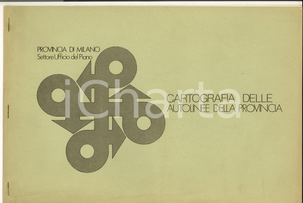 Libro, pubblicazione d epoca 1982 PROVINCIA DI MILANO Cartografia autolinee Pubblicazione ILLUSTRATA pp. 12 1