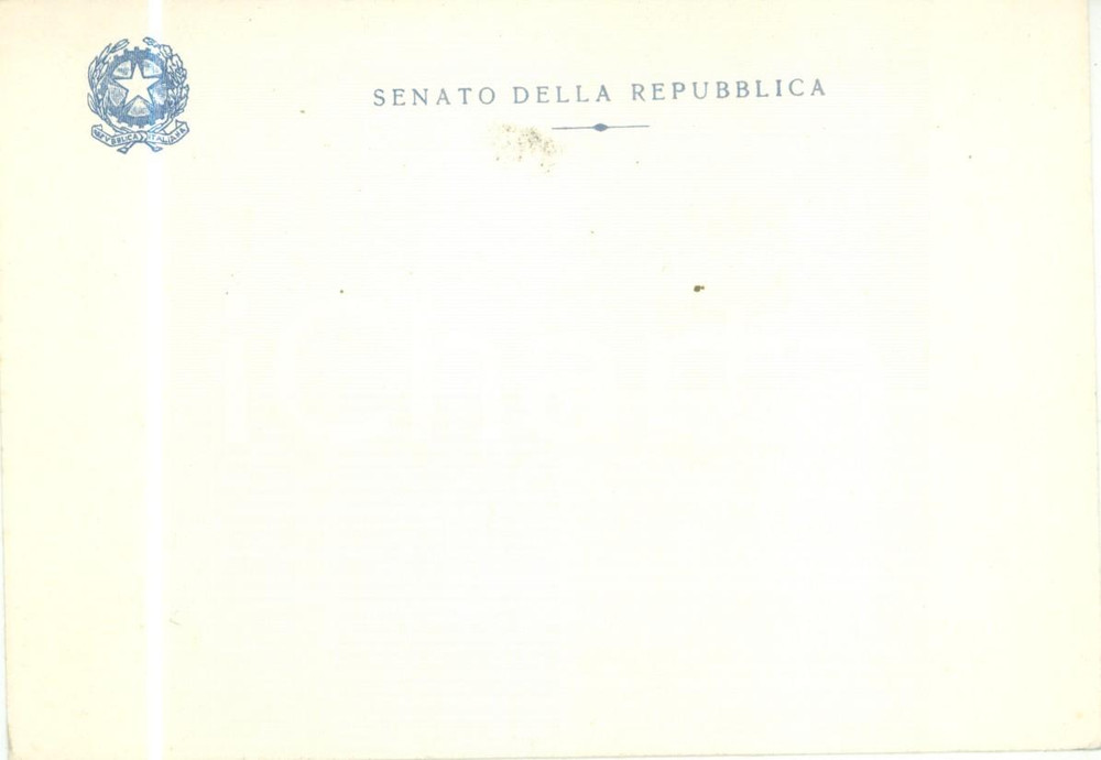 Cartolina originale da collezione 1955 ROMA Senato della Repubblica Cartolina postale intestata NON COMPILATA 1