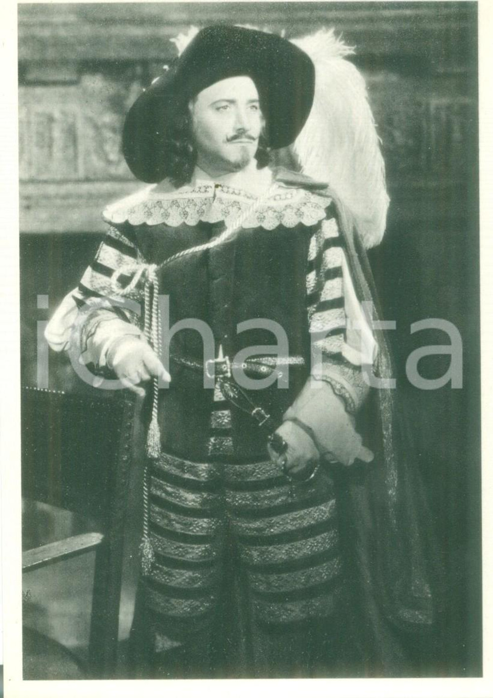 Cartolina originale da collezione 1942 I PROMESSI SPOSI Enrico GLORI Don Rodrigo Cartolina FILM LUX FG NV 1