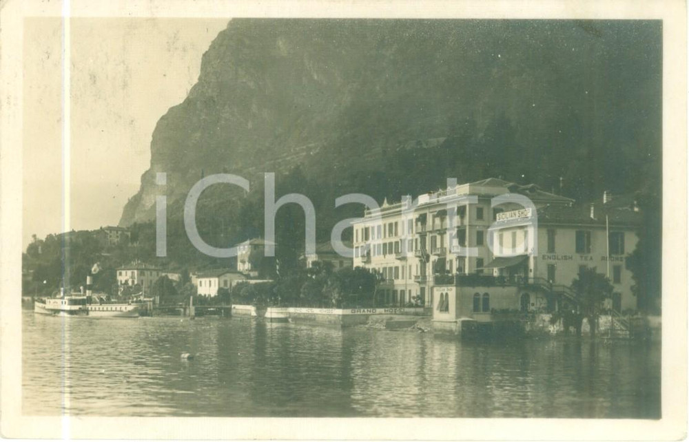 Cartolina originale da collezione 1926 MENAGGIO CO Il Grand Hotel sul lago di COMO Cartolina FP VG 1