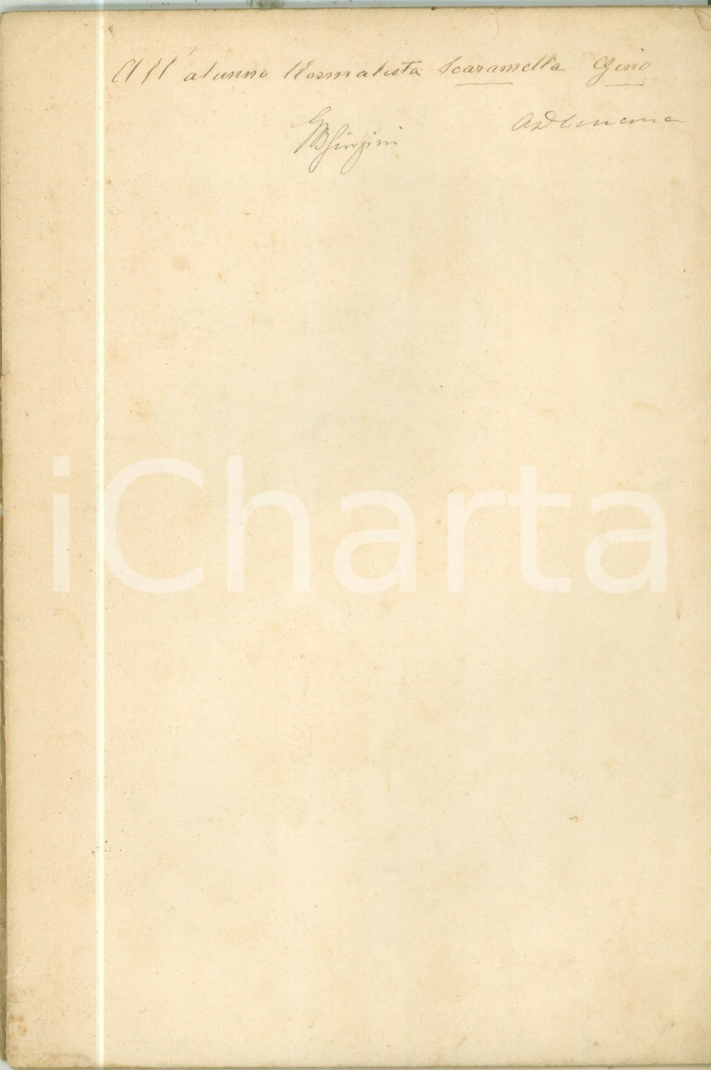 1893 Da liriche CARDUCCI AUTOGRAFI Giovan Battista GIORGINI Alessandro D'ANCONA