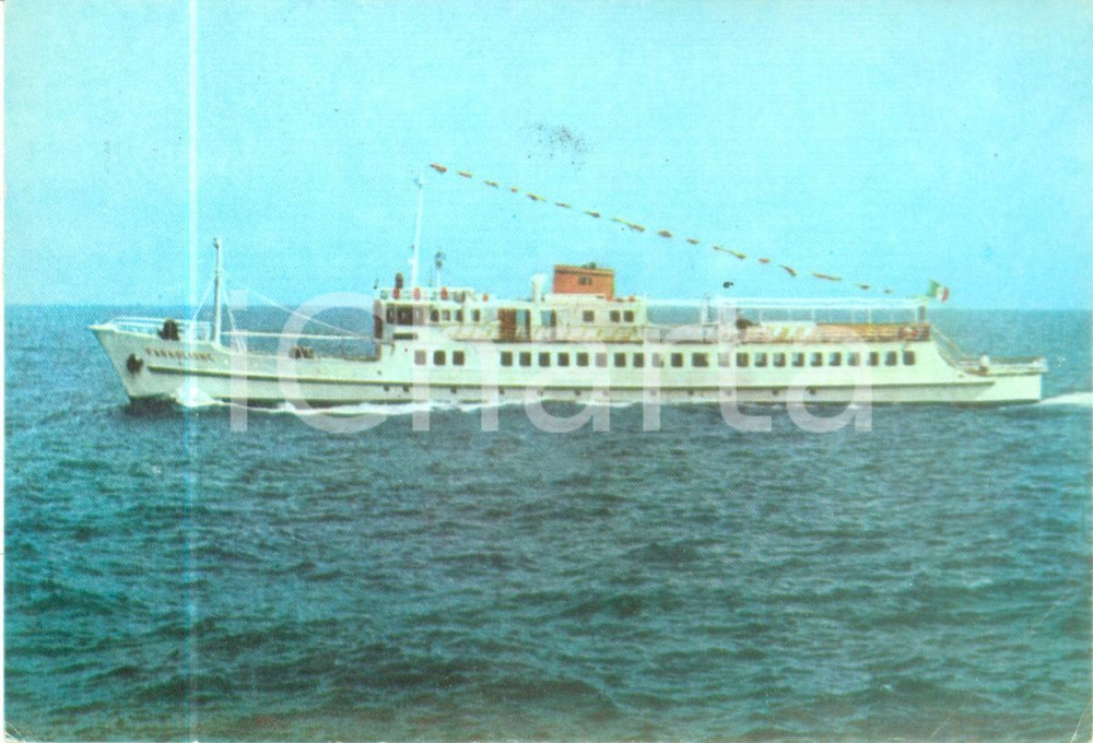 Cartolina originale da collezione 1965 ca VENEZIA Motonave FARAGLIONE Linea turistica LIGNANO SABBIADORO Cartolina 1