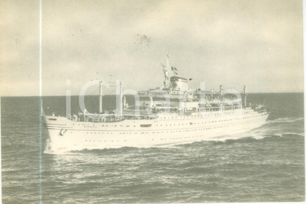 Cartolina originale da collezione 1950 ca TRIESTE LLOYD TRIESTINO Motonave M/S Europa Cartolina FG NV 1