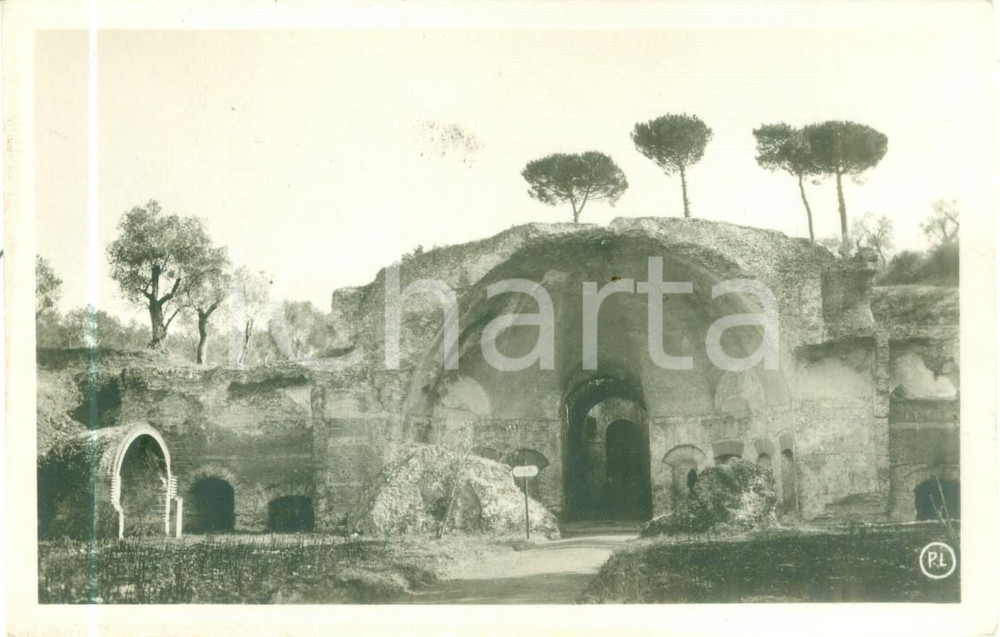 Cartolina originale da collezione 1930 ca TIVOLI RM Le rovine di Villa Adriana Cartolina postale FP NV 1