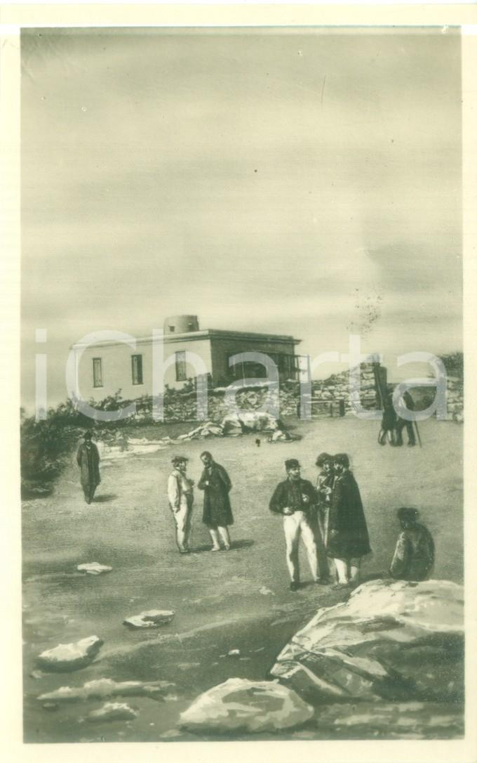 Cartolina originale da collezione 1930 ca Giuseppe GARIBALDI nel suo eremo a CAPRERA Cartolina FP NV 1