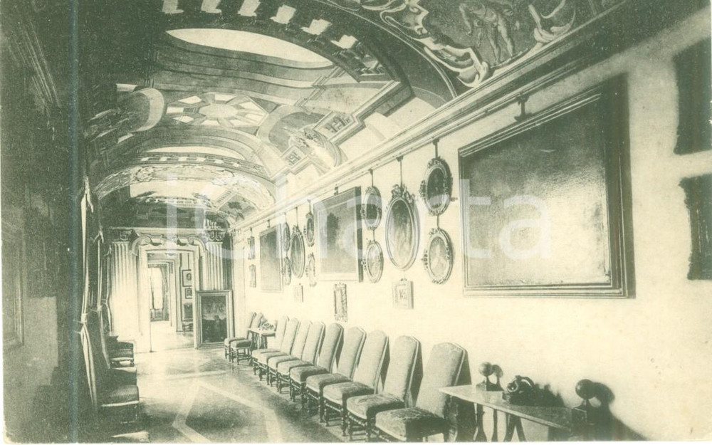 Cartolina originale da collezione 1930 ca CASTELLAZZO BUSCA MI Galleria di quadri di Villa ARCONATI Cartolina FP 1