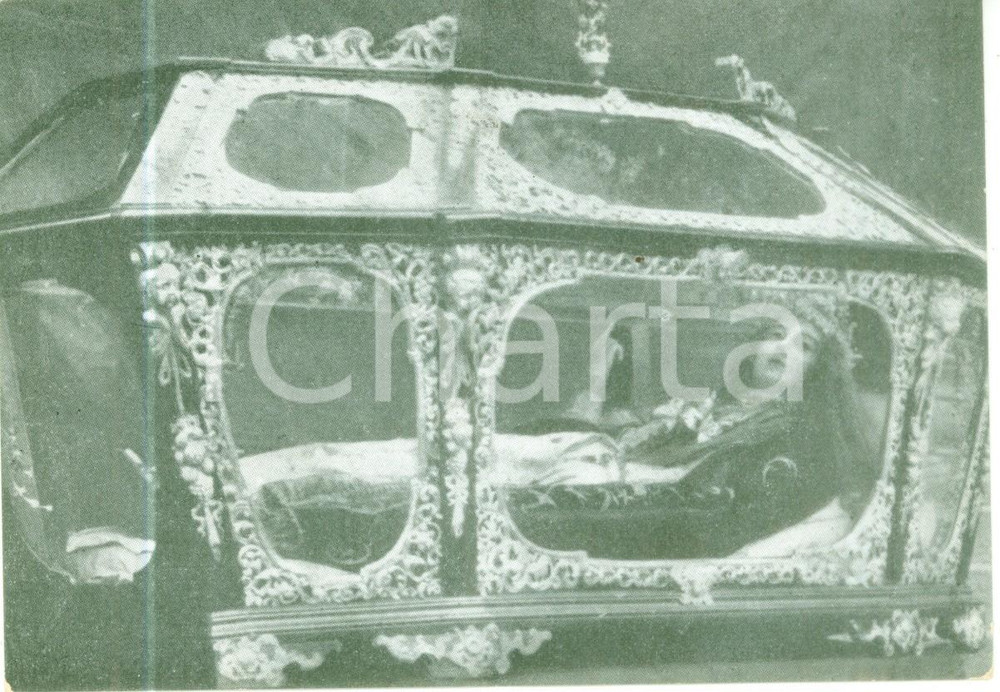 Cartolina originale da collezione 1940 ca BACENO VB Urna di Santa Vittoria alla Chiesa parrocchiale Cartolina FG 1