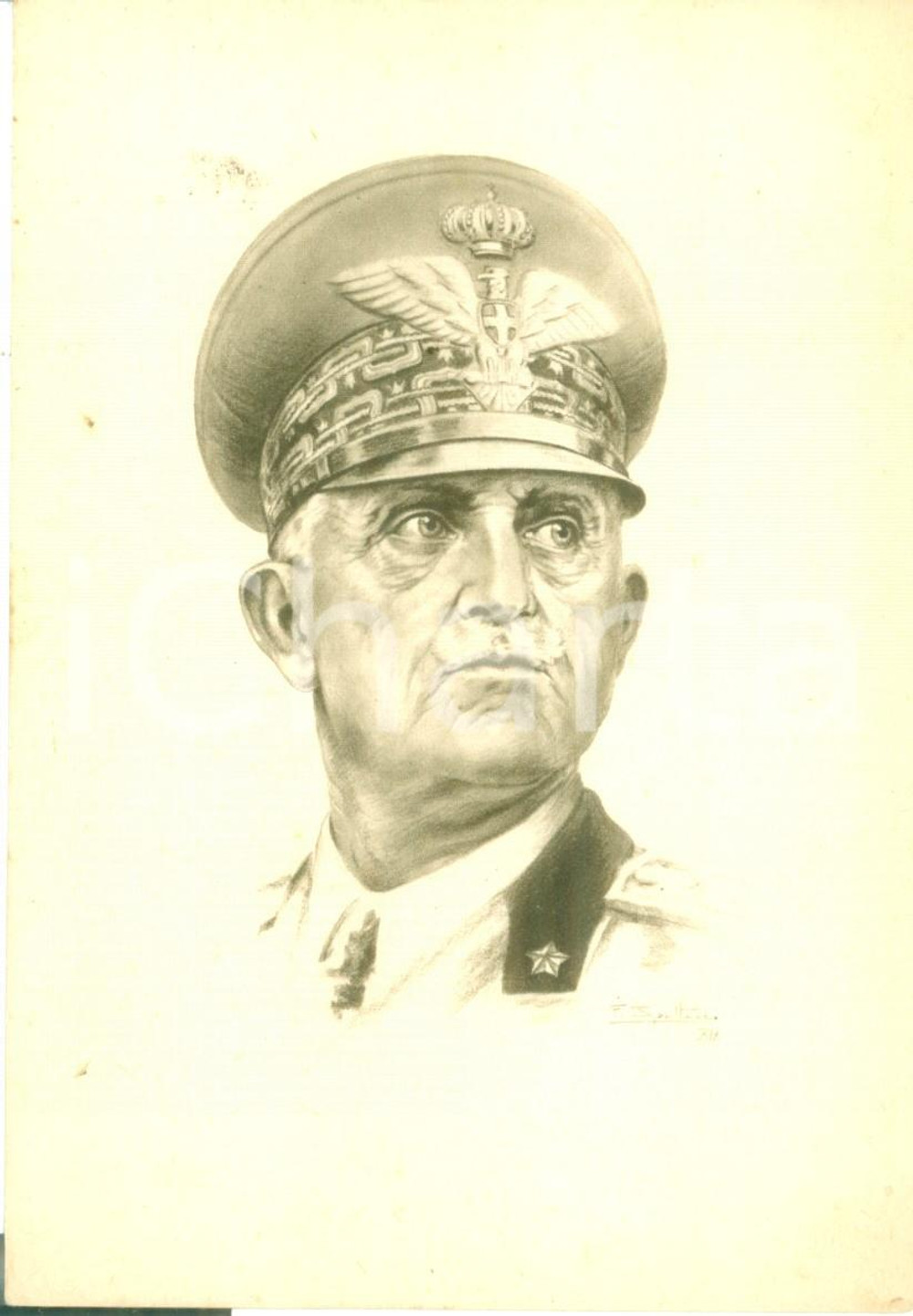 Cartolina originale da collezione 1941 RITRATTI SAVOIA Vittorio Emanuele III Cartolina postale FG NV 1