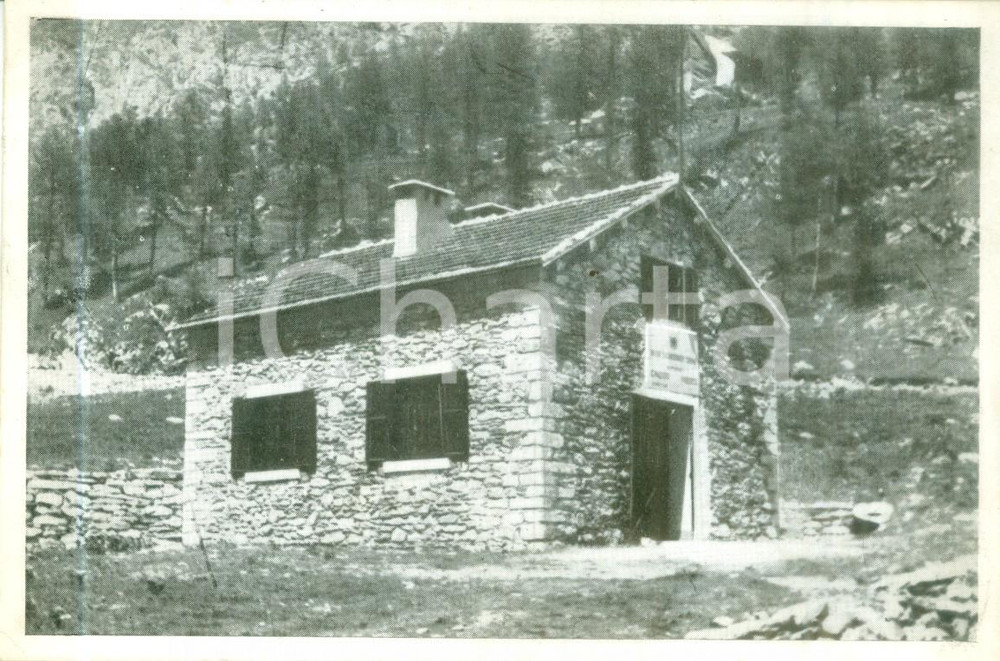 Cartolina originale da collezione 1948 EXILLES TO Rifugio VIBERTI a GRANGE DELLA VALLE Cartolina FP NV 1