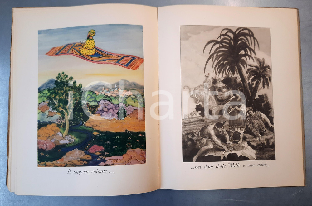 Materiale pubblicitario d’epoca 1952 MILANO INA ASSICURAZIONI Donare   Libro strenna ILLUSTRATO 1