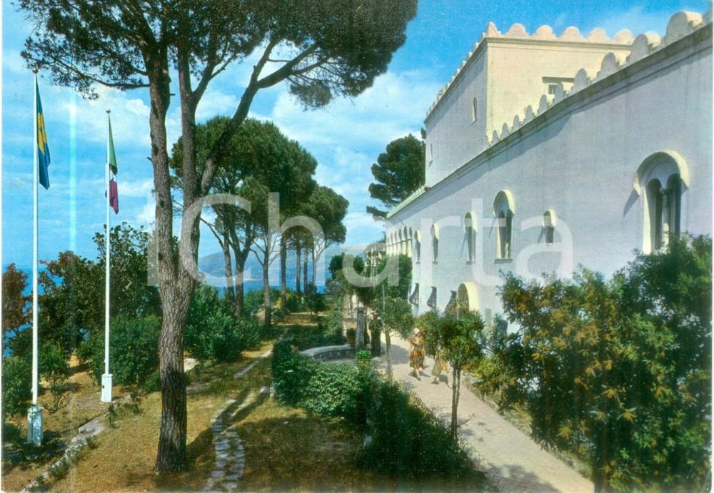 Cartolina originale da collezione 1966 ANACAPRI NA Veduta di Villa SAN MICHELE Cartolina FG VG 1