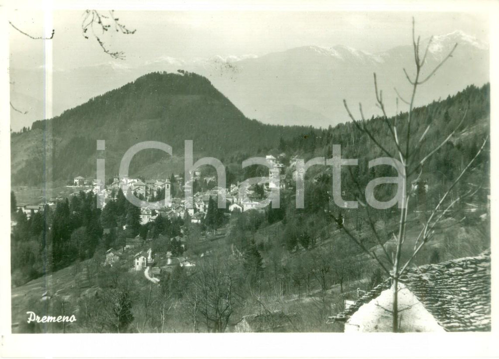Cartolina originale da collezione 1960 ca PREMENO VB Panorama del paese e della valle Cartolina FG NV 1