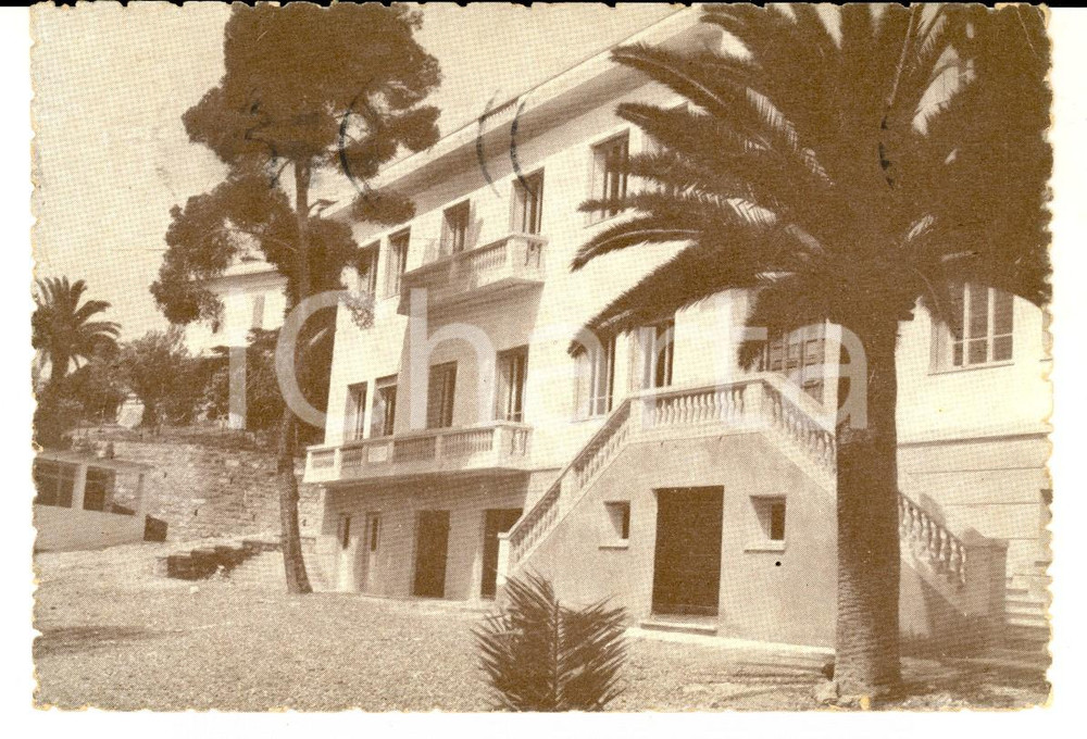 Cartolina originale da collezione 1954 IMPERIA MONTECALVARIO Colonia Pontificia Biellese Cartolina FG VG 1