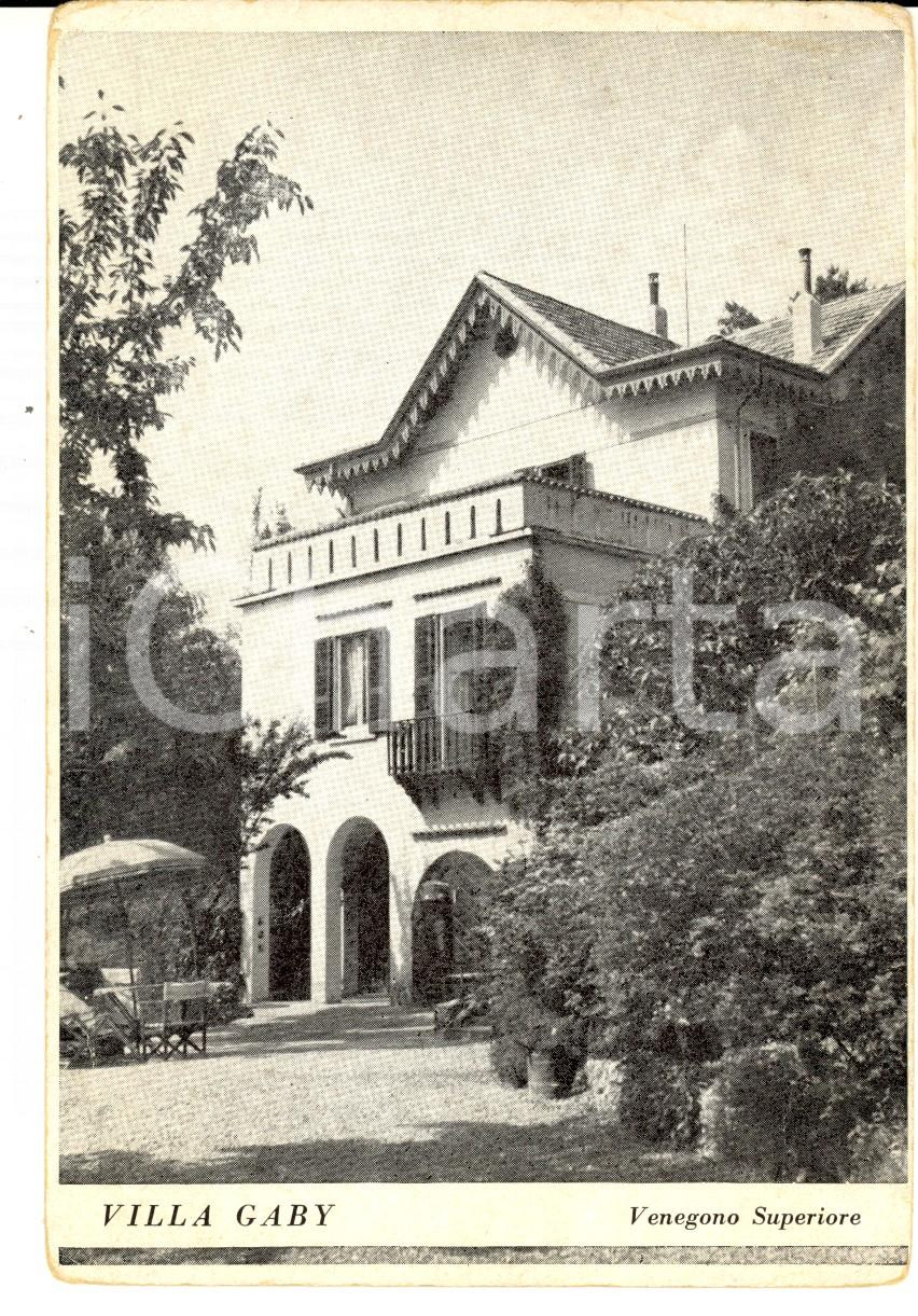 Cartolina originale da collezione 1940 ca VENEGONO SUPERIORE VA Villa GABY Cartolina postale FG 2 1