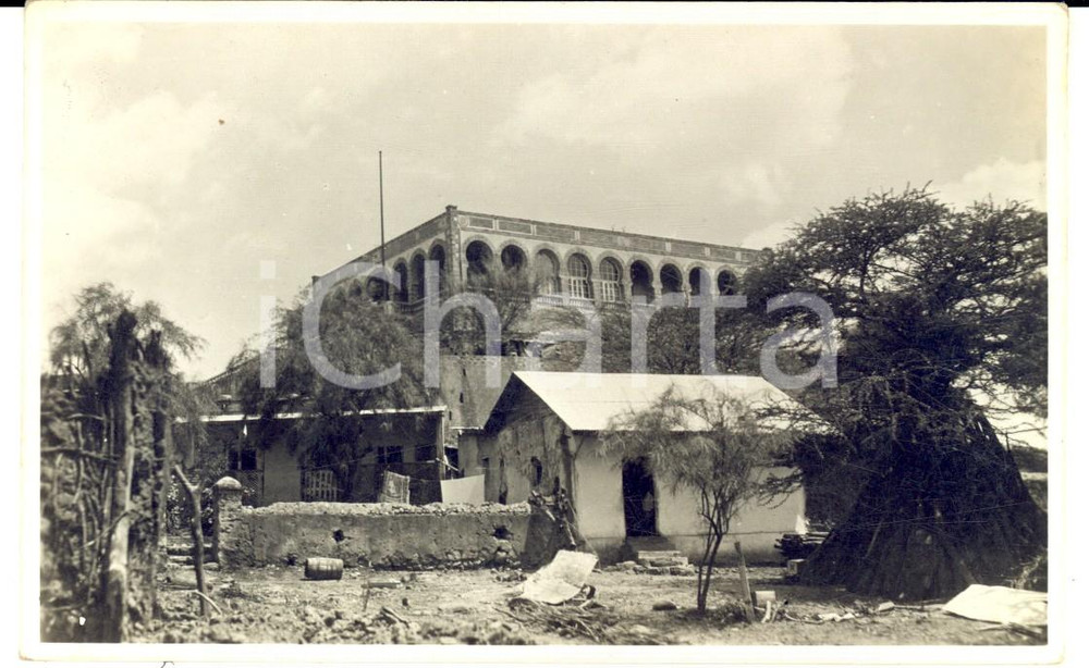 Cartolina originale da collezione 1935 ca AOI DIRE DAUA ETIOPIA GhebÃ¬ Cartolina postale FP NV 1