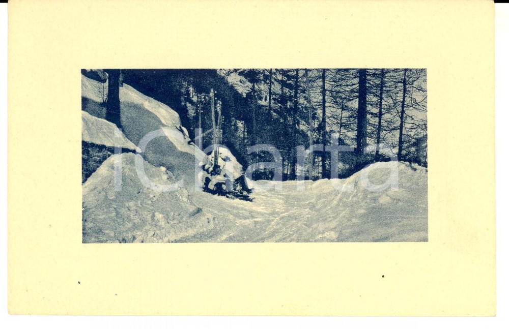Cartolina originale da collezione 1915 ca GRESSONEY AO Grand Hotel Miravalle Cartolina postale FP NV 1
