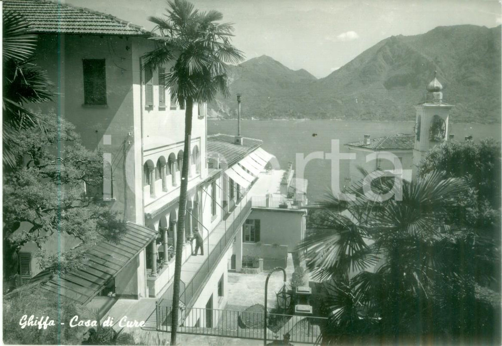 Cartolina originale da collezione 1960 GHIFFA VB La Csa di Cure sul LAGO MAGGIORE Cartolina FG VG 1