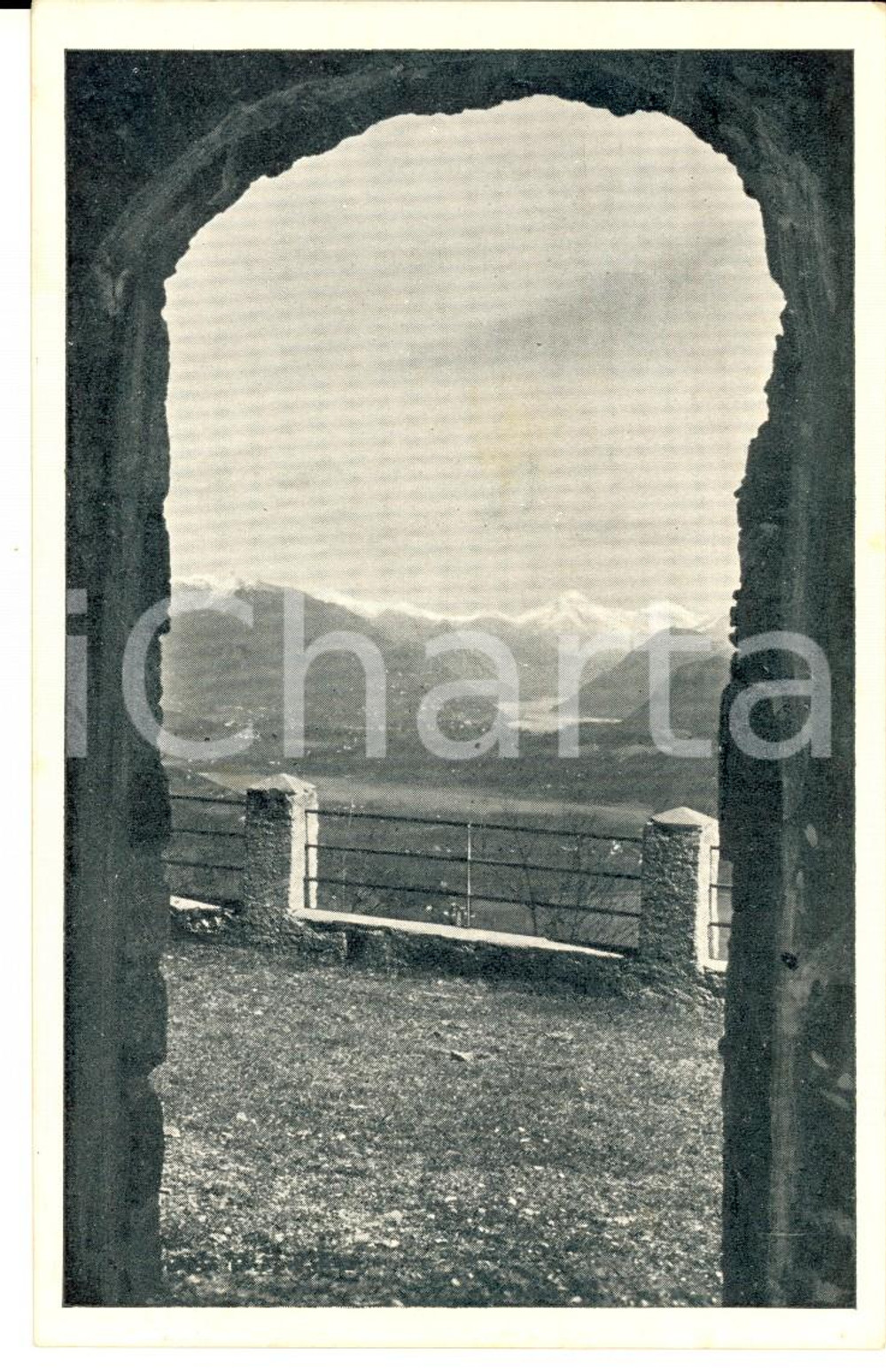 Cartolina originale da collezione 1930 ca MARCHIROLO VA Panorama dal sagrato di SAN PAOLO Cartolina FP NV 1