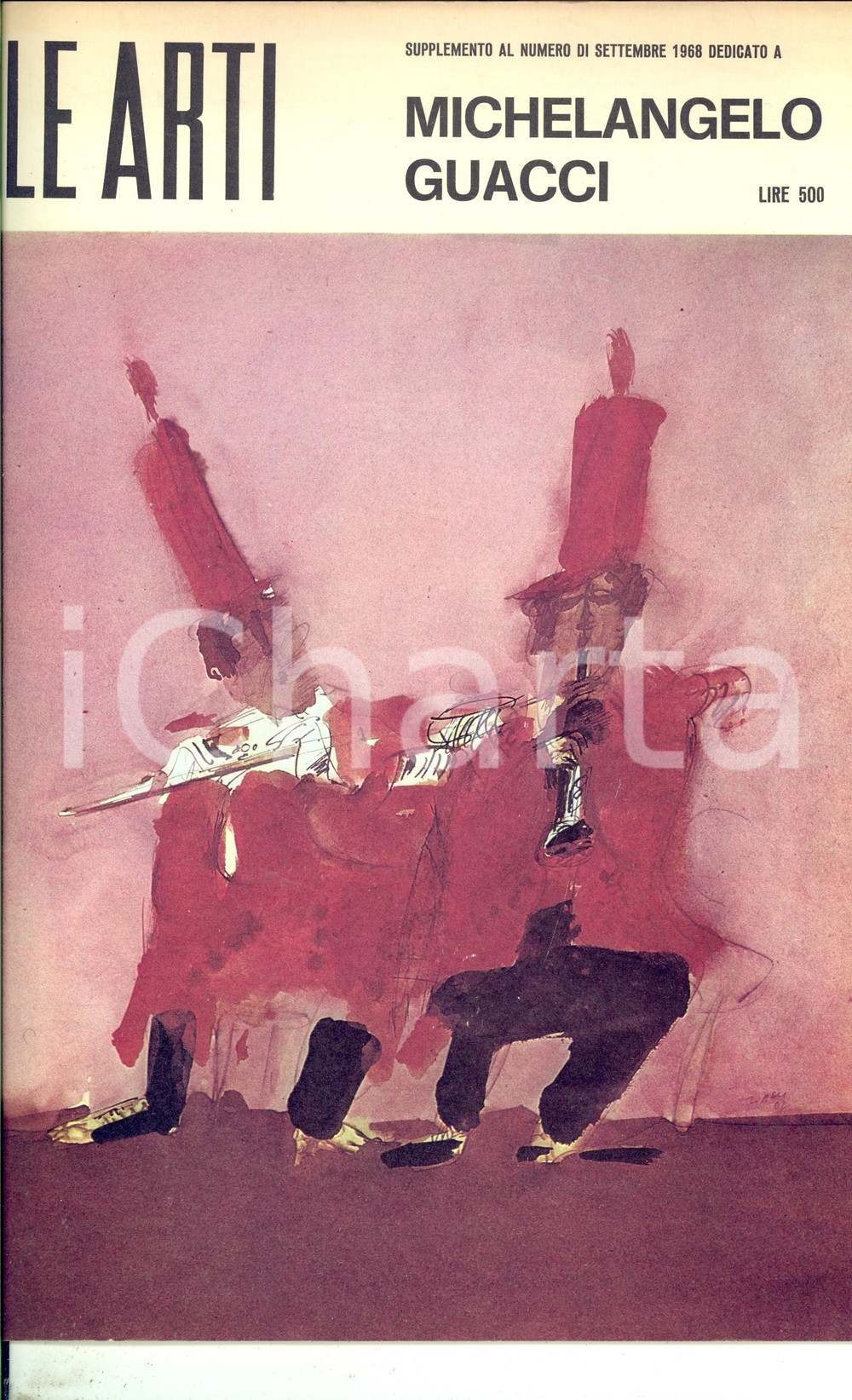 Giornale, rivista storica 1968 LE ARTI Michelangelo GUACCI Supplemento ILLUSTRATO 34 pp. 1