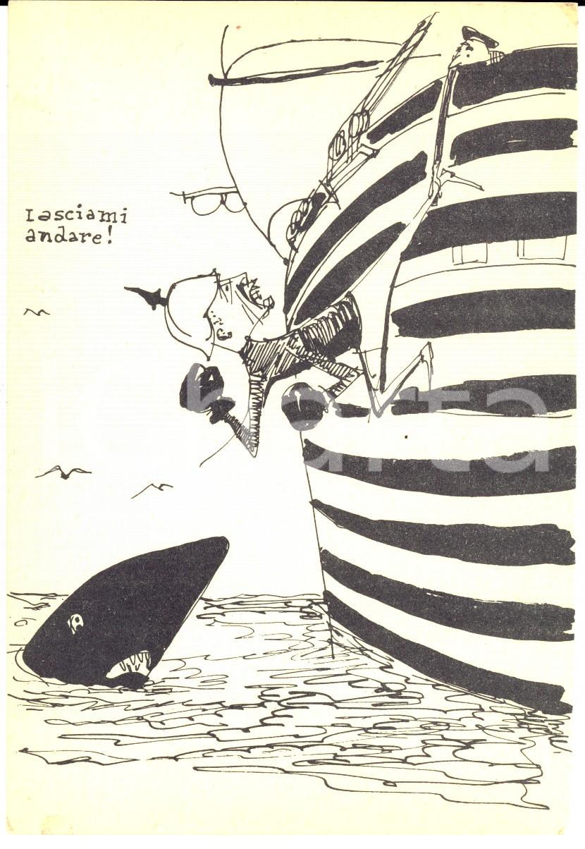 Cartolina originale da collezione 195054 ACCADEMIA NAVALE Cartolina MAK P 100 OCEANICI Lasciami andare! 1