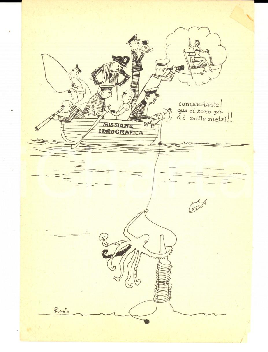 Cartolina originale da collezione 195054 ACCADEMIA NAVALE Cartolina MAK P 100 OCEANICI Missione idrografica 1