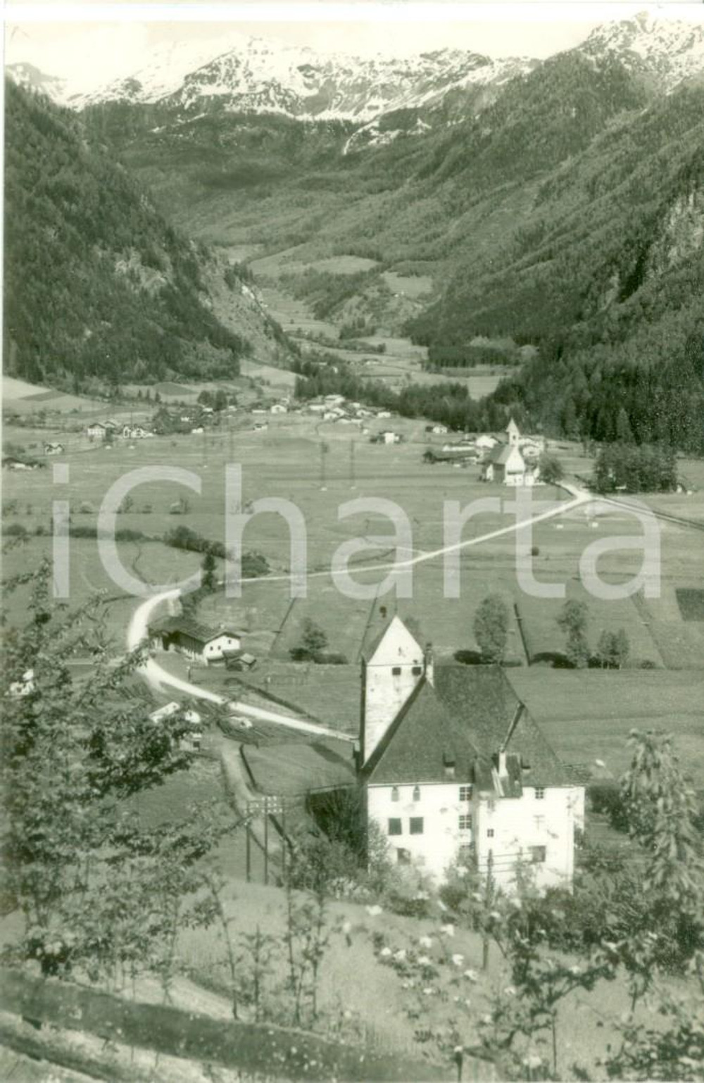 Cartolina originale da collezione 1950 ca VIPITENO BZ Veduta dei prati Cartolina postale FP NV 1