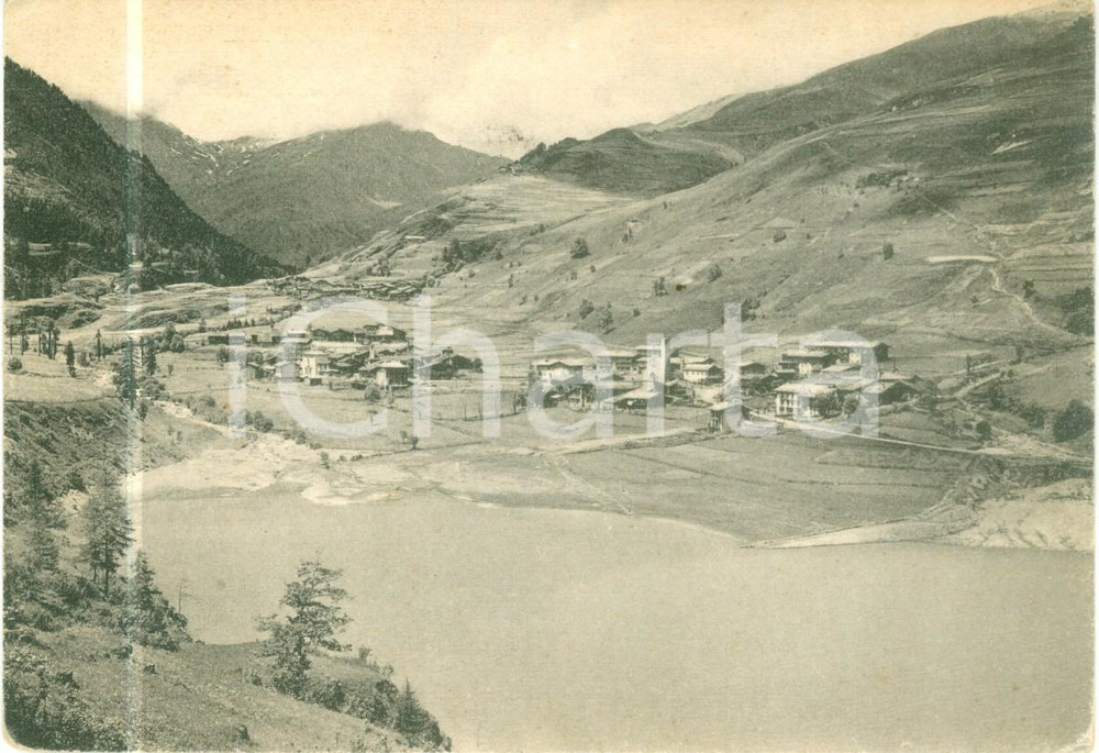 Cartolina originale da collezione 1935 ca PONTECHIANALE CN Panorama della frazione MADDALENA Cartolina FG NV 1