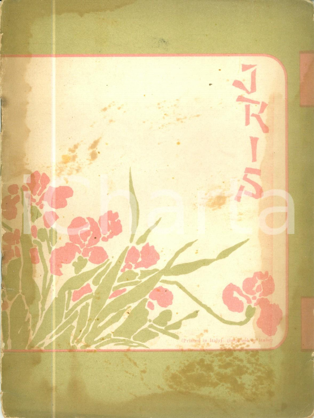 Oggetto da collezione cartaceo 1920 ca Luigi ILLICA Pietro MASCAGNI Iris Libretto Edizioni RICORDI 1