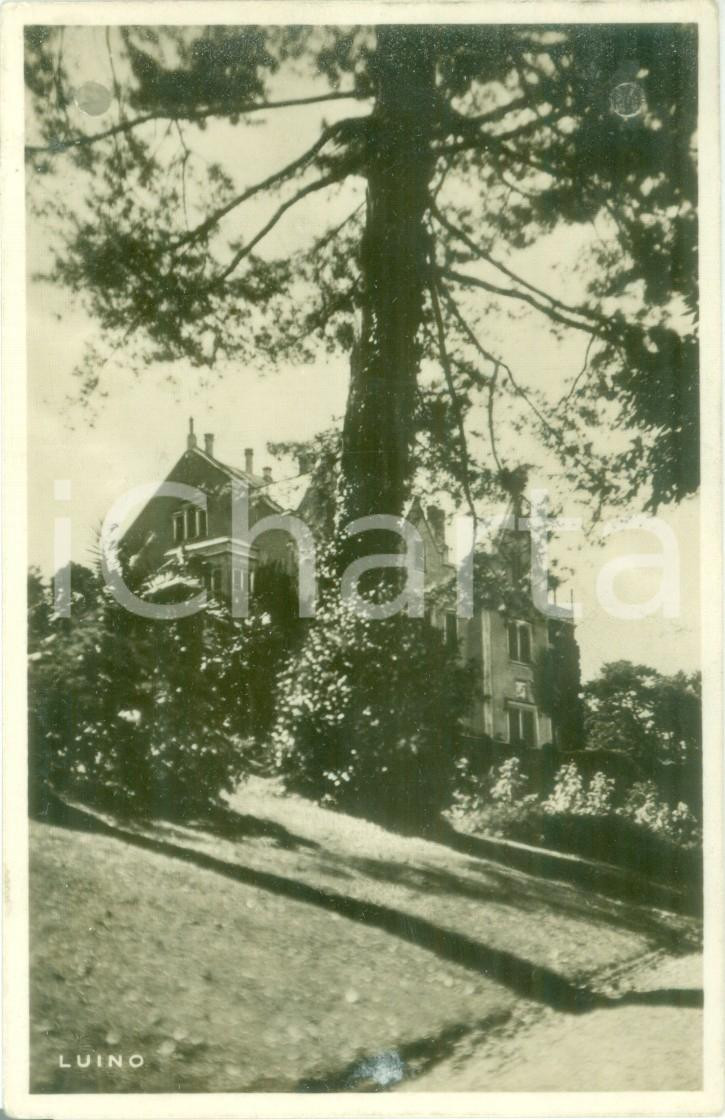 Cartolina originale da collezione 1935 ca LUINO VA Veduta di Villa CRIVELLI SERBELLONI Cartolina FP NV 1