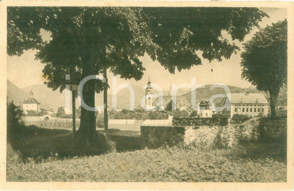 Cartolina originale da collezione 1925 BRESSANONE BZ Panorama di MOTIVO Cartolina postale FP VG 1