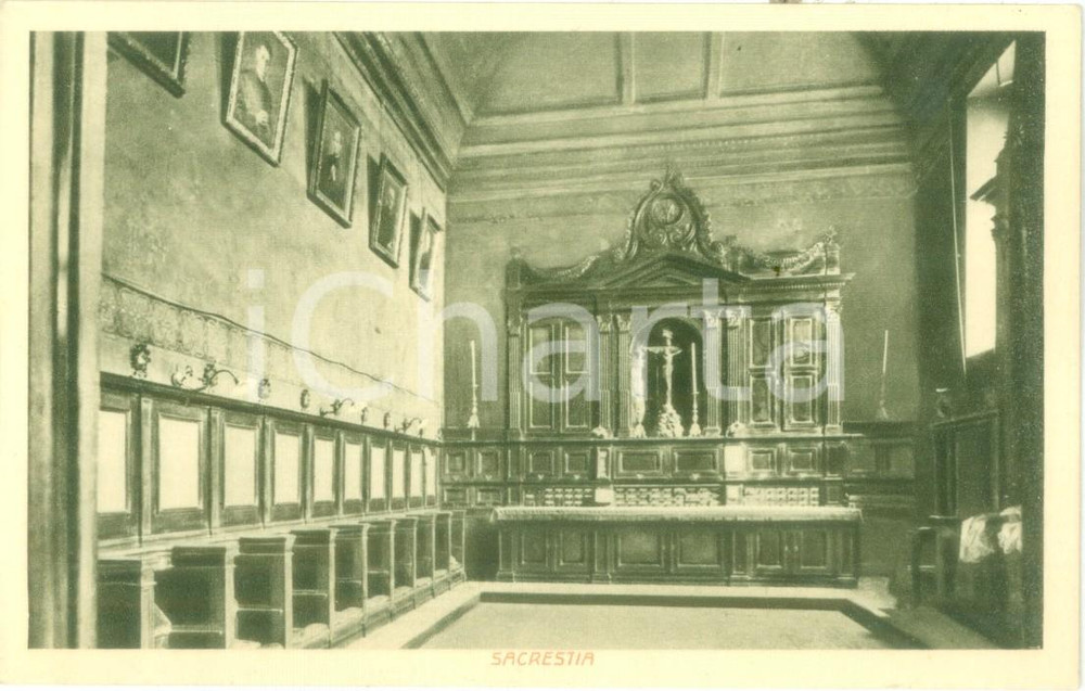 Cartolina originale da collezione 1935 ca TORINO Aacrestia del Santuario di Maria Ausiliatrice Cartolina FP NV 1