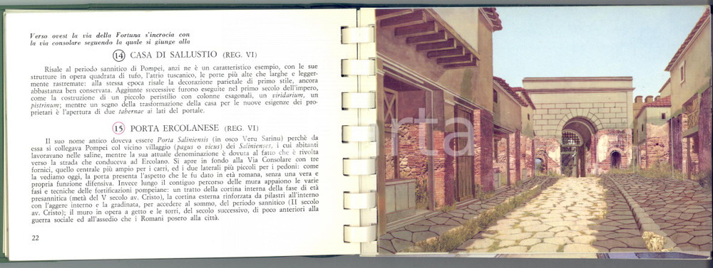 Libro, pubblicazione d epoca 1985 Alfonso DE FRANCISCIS Guida con ricostruzioni PompeiErcolano VISION 1
