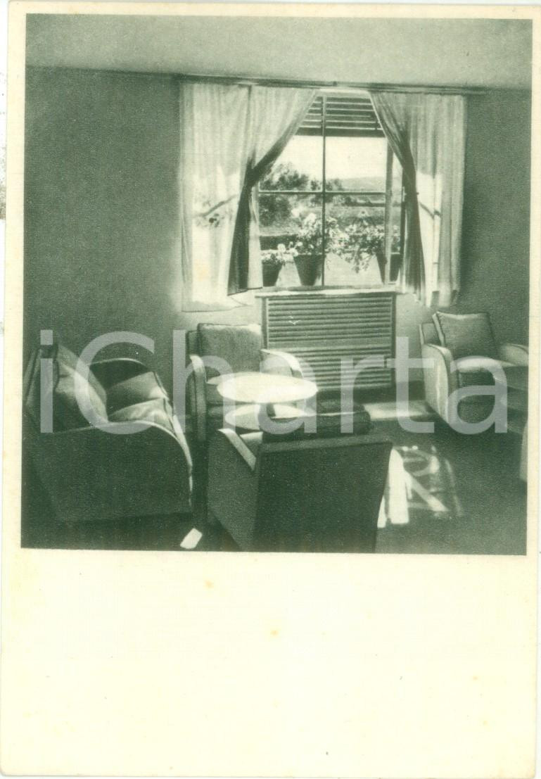 Cartolina originale da collezione 1960 ca SPAGNA Albergues de Carretera D.G.T. Salottino vintage Cartolina FG NV 1