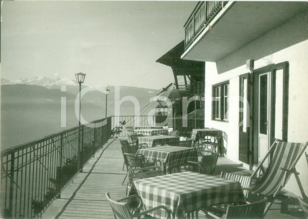 Cartolina originale da collezione 1960 ca MELTINA BZ Pensione ETSCHBLICK e funivia VILPIANO Cartolina FG VG 1