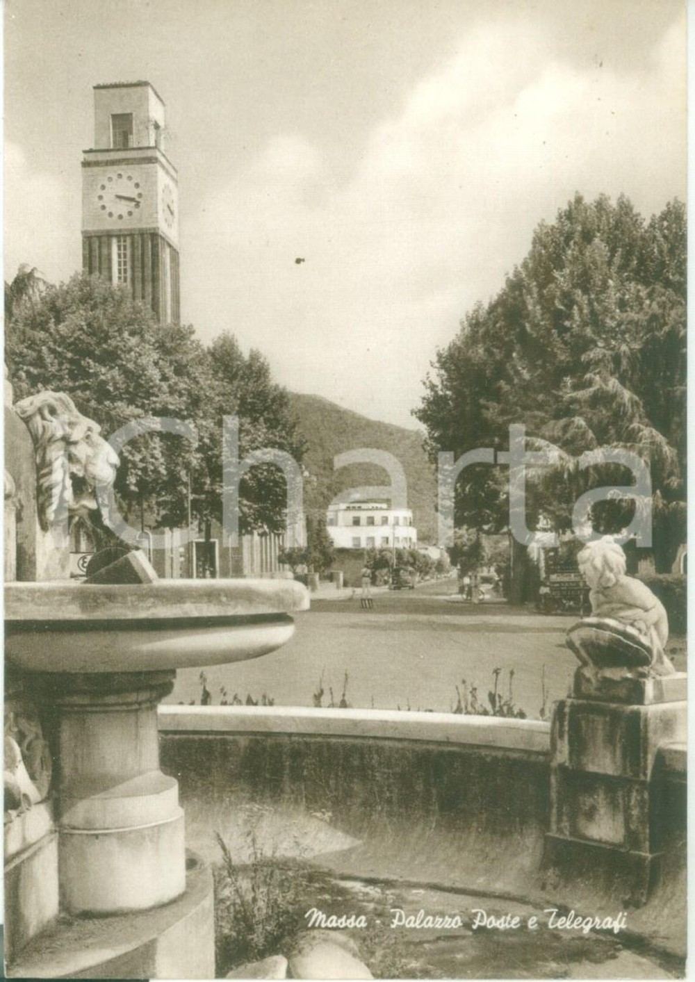 Cartolina originale da collezione 1940 ca MASSA MS Palazzo Poste e Telegrafi Cartolina FG NV 1