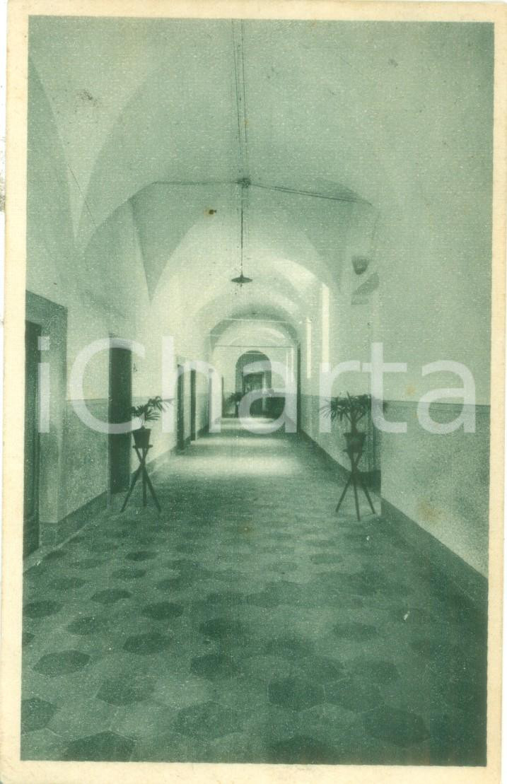 Cartolina originale da collezione 1951 PONTREMOLI MS Un corridoio del seminario Cartolina FP VG 1