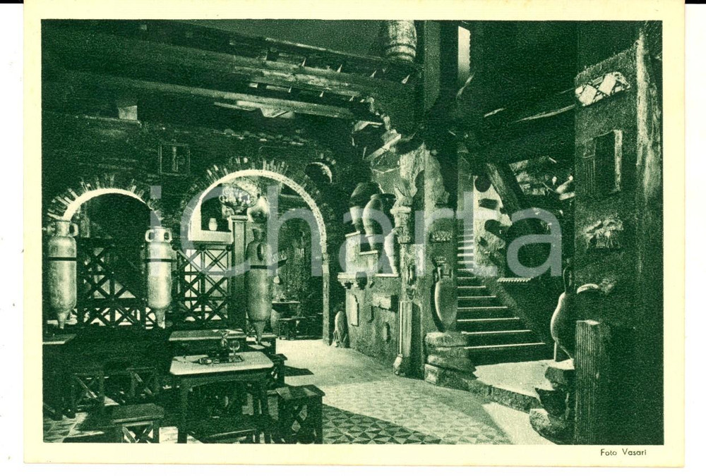Cartolina originale da collezione 1938 ROMA Dalla Rupe Tarpea alle Grotte di Enotria  Ristorante Cartolina FG NV 1
