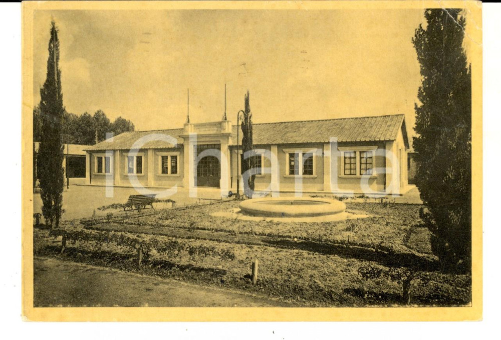 Cartolina originale da collezione 1935 ROMA CAPANNELLE Scuola di meccanica Agraria Cartolina postale FG VG 1