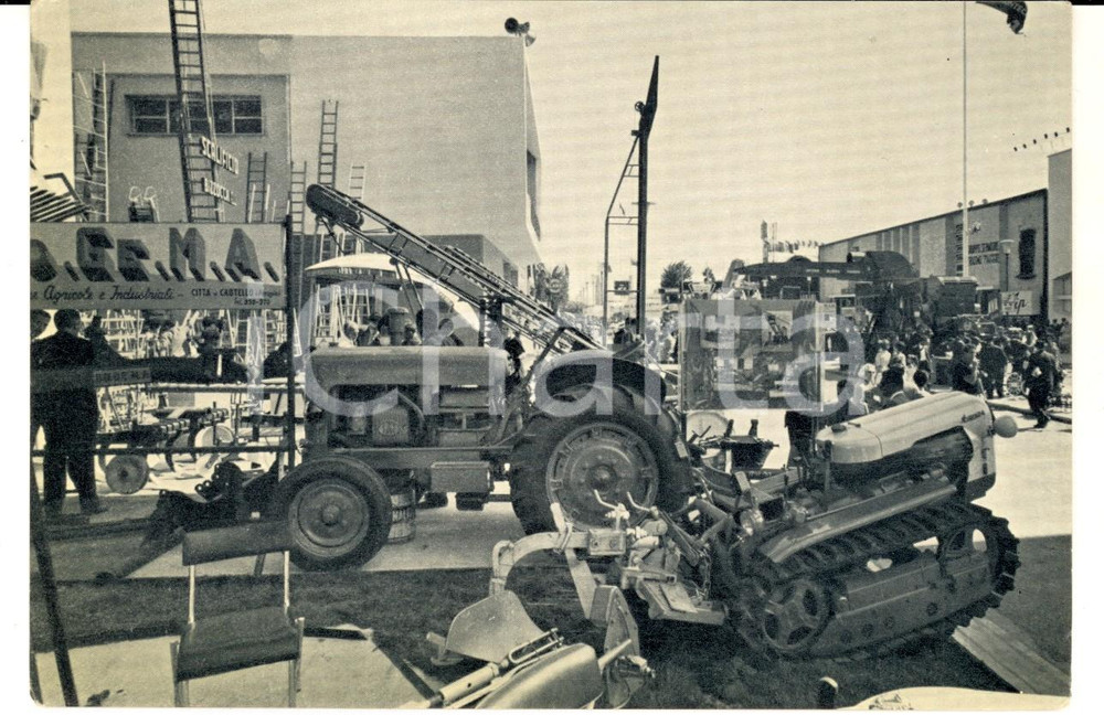 Cartolina originale da collezione 1960 BARI Fiera del LEVANTE  Padiglione SO.GE.MA. CittÃ  di Castello Cartolina 1