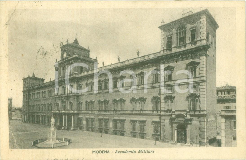 Cartolina originale da collezione 1941 MODENA veduta dell Accademia Militare Cartolina FP VG 1