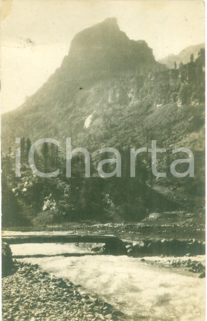 Cartolina originale da collezione 1925 ca BALME TO Monte TOVO dal Piano della Mussa Cartolina FP NV 1