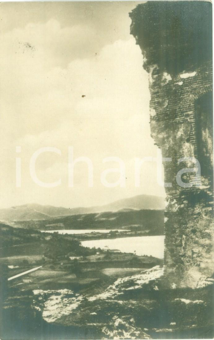 Cartolina originale da collezione 1935 ca AVIGLIANA TO Il Lago piccolo e il Lago grande Cartolina FP NV 1