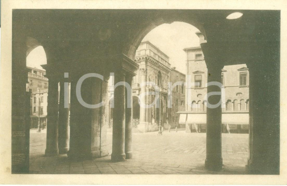 Cartolina originale da collezione 1931 VICENZA Loggia Capitanato dalla Basilica Palladiana Cartolina FP VG 1