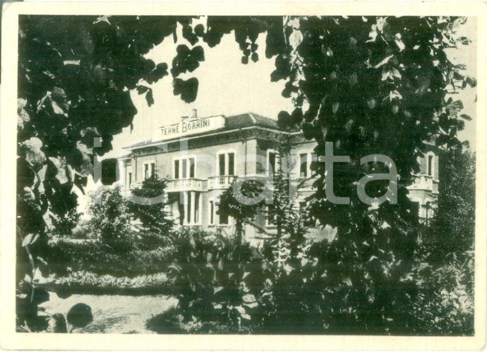 1962 MONTECHIARUGOLO (PR) veduta delle Terme di MONTICELLI *Cartolina FG VG