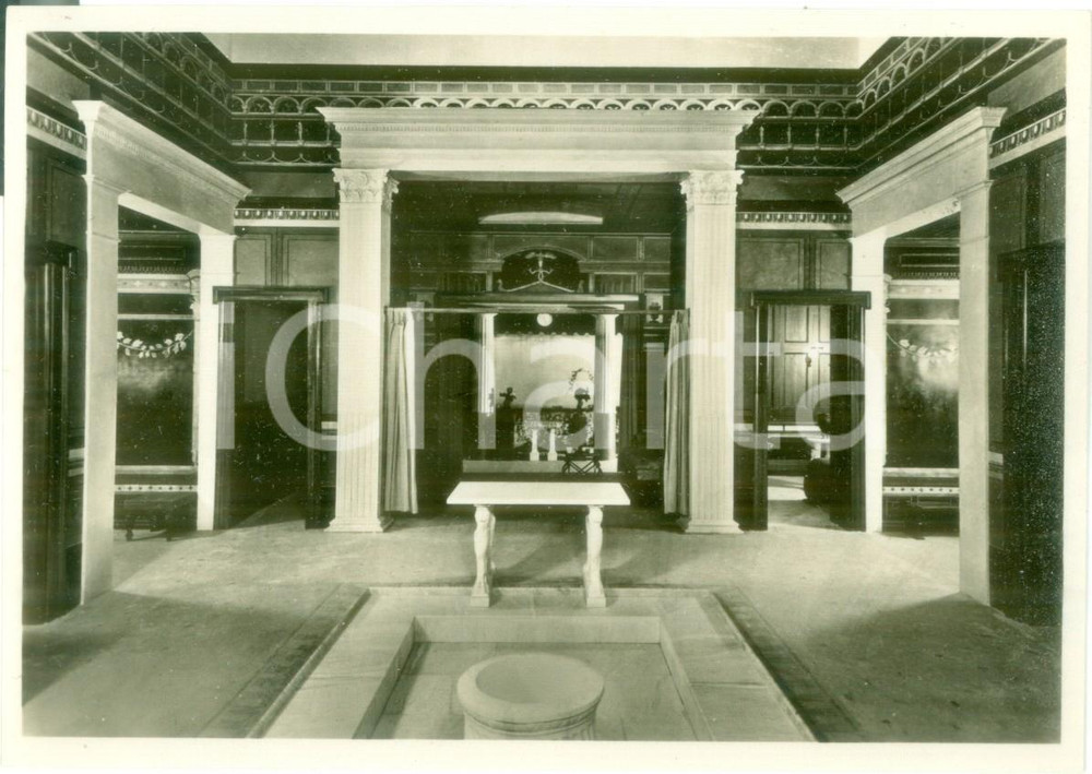 Cartolina originale da collezione 1938 ROMA Mostra Augustea della RomanitÃ  Casa epoca augustea Cartolina FG NV 1