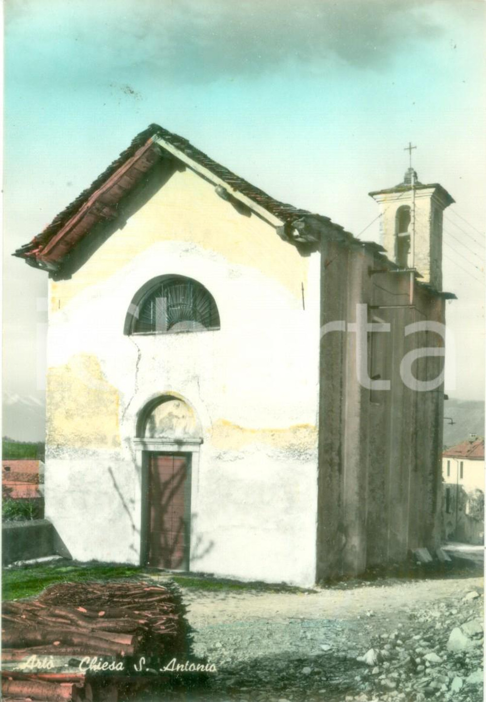 Cartolina originale da collezione 1975 ca ARTÃ’ VB La chiesetta di SANT ANTONIO Cartolina FG NV 1